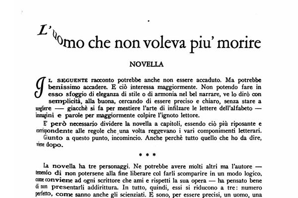 L'uomo che non voleva morire