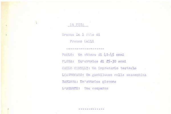 La fuga